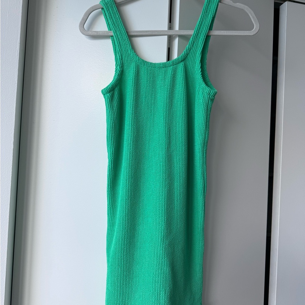 Green Mini Dress - Picture 3 of 5